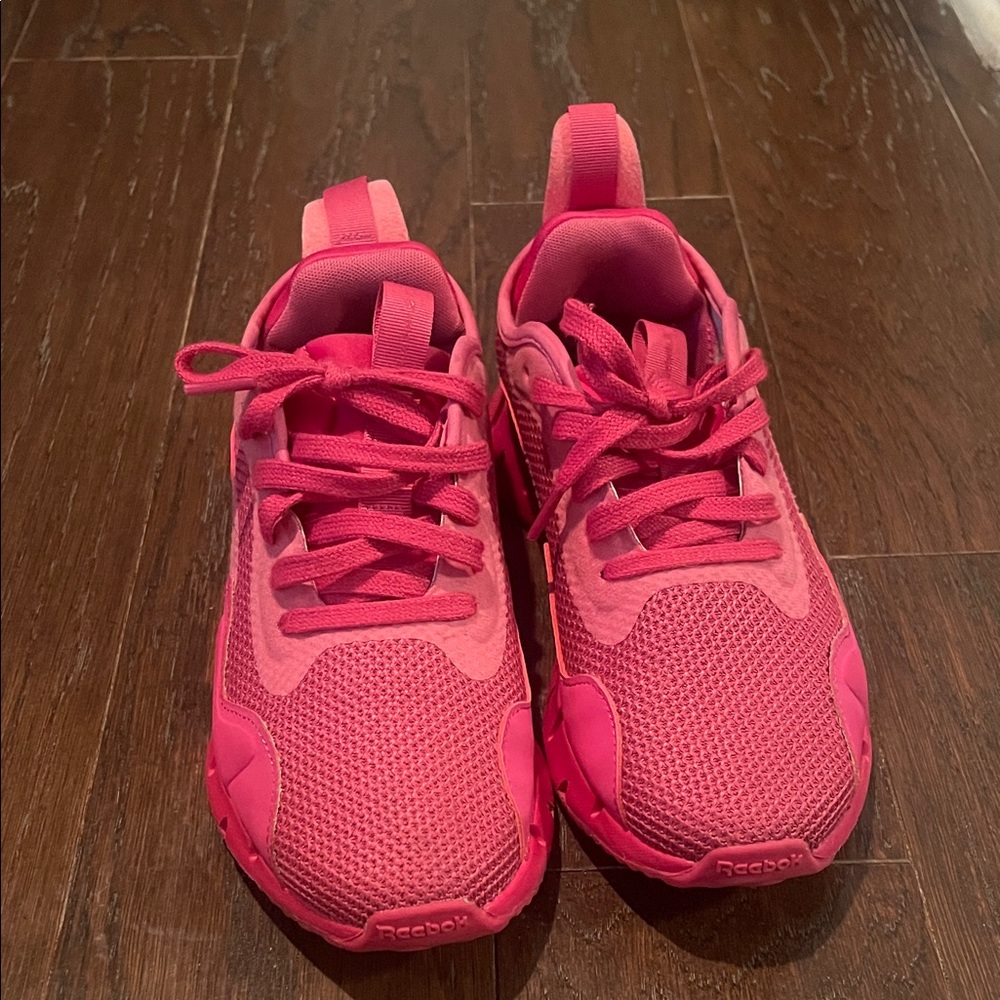Vibrant Pink Sneakers - Picture 2 of 7